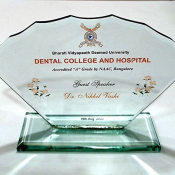 Bharti Vidyapeeth Deemed University Dental College And Hospital Guest Speaker Dr Nihkil Vashi